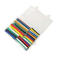 102PCS/BOX 3:1 Heat Shrink Tube thermoretractil Polyolefin Shrinking Assorted Insulated Sleeving Tubing Wrap Wire Cable Sleeve Electrical Circuitry Pa