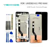 100 Original New 6.8 Inch LCD Display + Touch Screen Digitizer + Frame Assembly Digitizer For UMIDIGI A11 PRO MAX