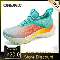 ONEMIX Men Running Shoes for Men Breathalbe Athletic Sport Jogging Shoes Ultralight Training Carbon Plate Professional Sneakers Shoes Accessories