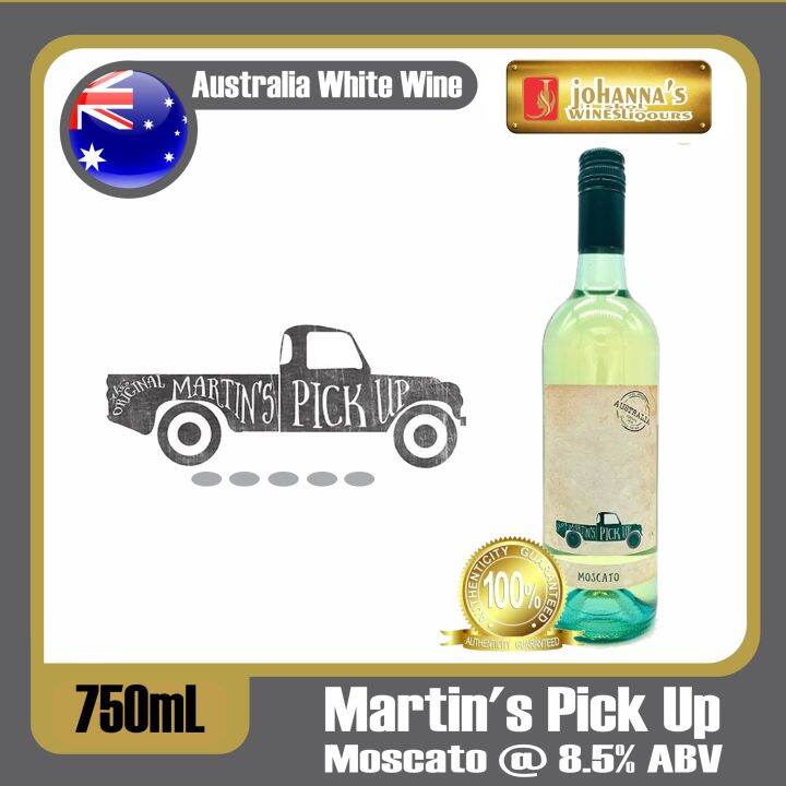 Martin's Pick Up Moscato White Wine 750ml Lazada PH