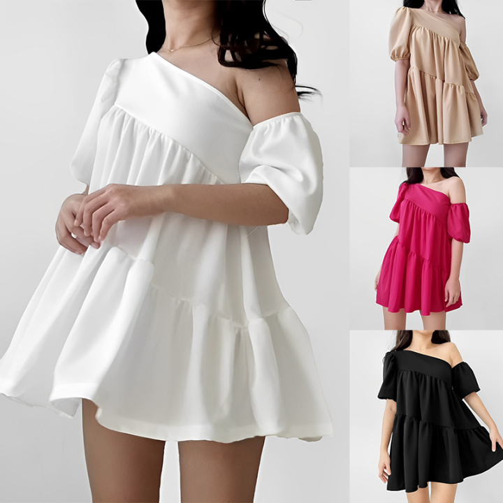VAMPIRE.PH Summer Dress 2023 Puff Sleeve Doll Dress 9A0037 | Lazada PH