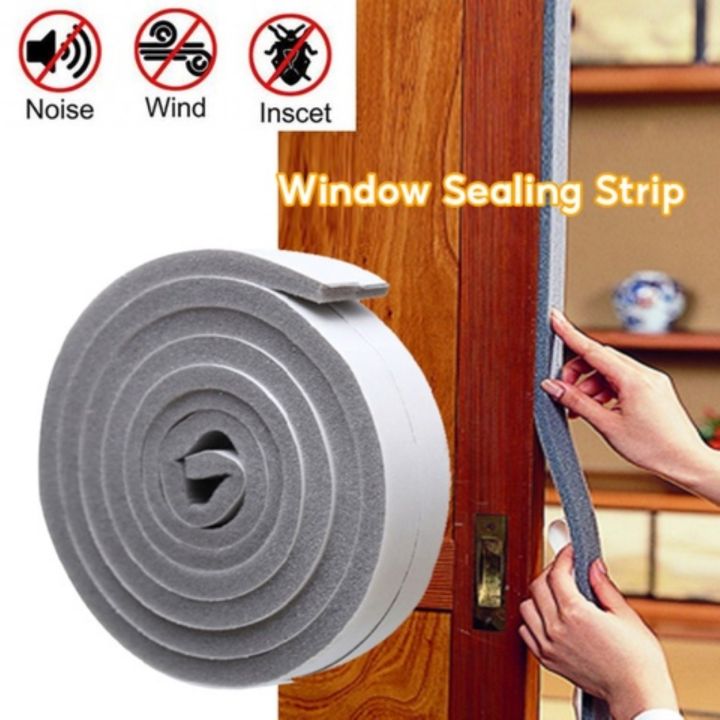 Sound insulation foam sealing strip 2M door and window gap rubber strip ...