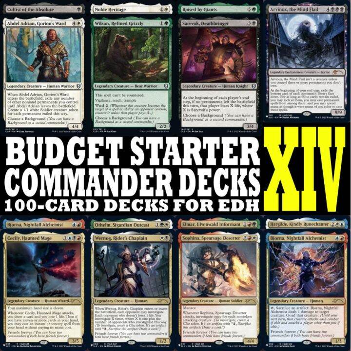 Fashion trends MTG Budget Starter Commander Decks 100Card for EDH