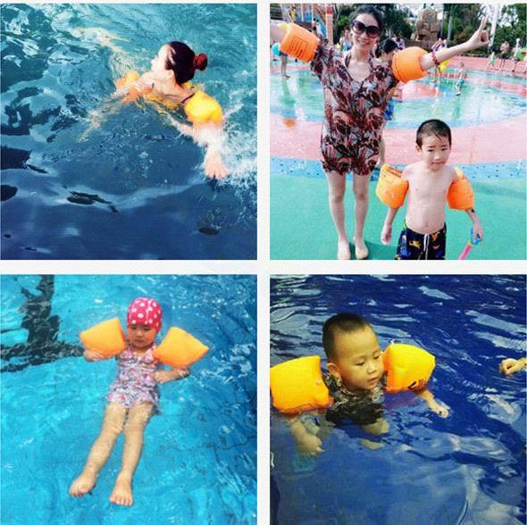 แขนว่ายน้ำสำหรับเด็กแขนสระว่ายน้ำเป่าลมลอยว่ายน้ำ-s-ห่วงยางช่วยว่ายน้ำแขนลอยน้ำ