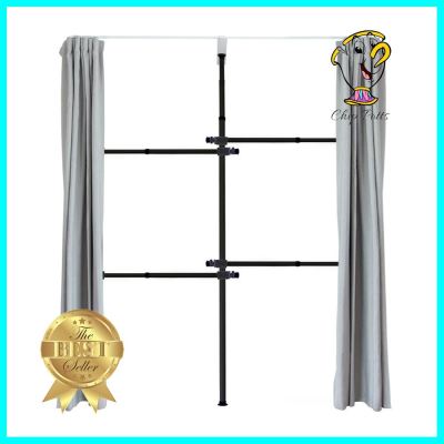 ราวแขวนผ้า 4 ราวแขวน TUGU R35B-GR สีดำ4-BAR CLOTHES RACK TUGU R35B-GR BLACK **ลดราคาจัดหนัก **