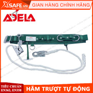 Đai an toàn điện lực Adela H227 -Dây an toàn đai bụng 2 khóa định vị chữ D