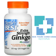 Viên uống bổ não Doctor s Best - Công thức Extra Strength Ginkgo từ Mỹ
