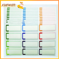 XUEWAN 15 Sheets 180 PCS 180ชิ้นค่ะ ฉลากแบบมีกาวในตัว สี่เหลี่ยมผืนผ้าทรงสี่เหลี่ยม 15แผ่นค่ะ ฉลากใช้งานได้ทุกประเภท ฉลากขวดน้ำ ป้ายชื่อป้ายชื่อ เครื่องใช้ในบ้าน