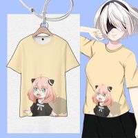 NEW 2022 Anime Spy Play House Comics Mens And Womens Short Sleeve T-shirts Arnia Fujie Same Style Cos Summer Clothing