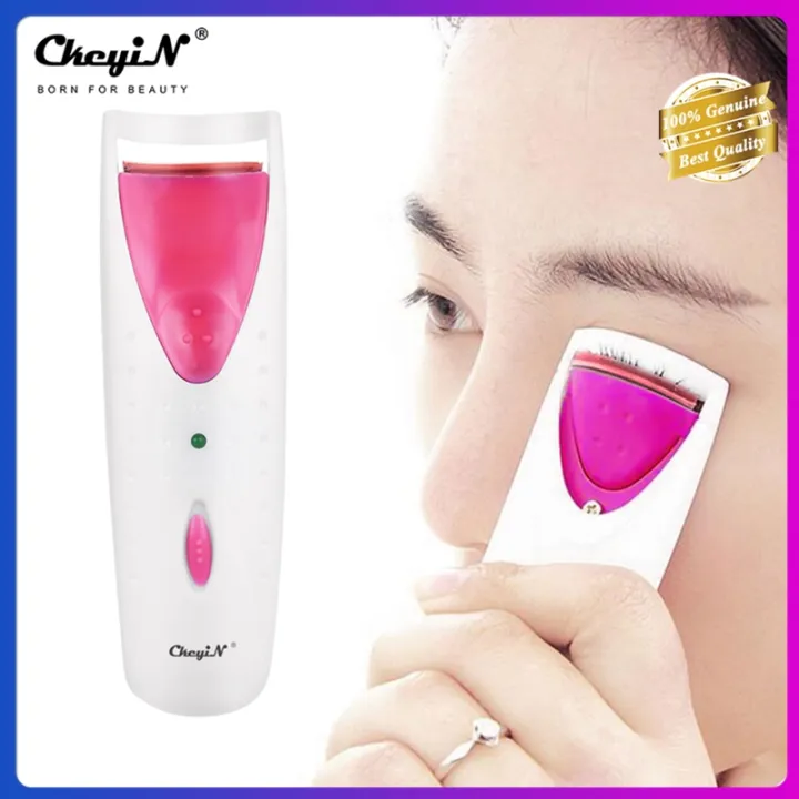 CkeyiN Portable Electric Perm Heated Eyelash Curler Long Lasting Hot Eyelash Curler Makeup Curling Kit for Women Stereotypes Electric Eye RB067 | Lazada