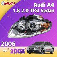 โคมไฟหน้าสำหรับรถ Audi A4 B7 2006-2008 ไฟหน้าสำหรับ ไฟหน้า โคมไฟหน้า ไฟหน้า​โปรเจค​เตอร์​ โคมไฟหรถยนต์ เลนส์กระจก headlamp headlight front light lens