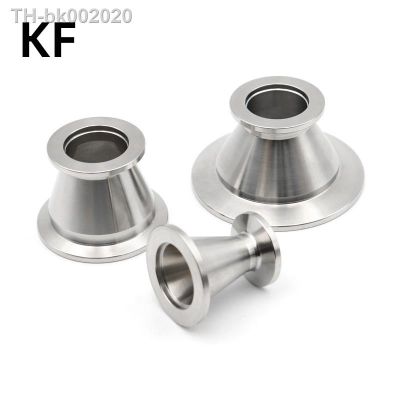 ☒ KF16/25/40/50 Tri Clamp Reducer Vacuum Pipe Fittings Flange Adapter 304 Stainless Steel Sanitary KF25-40 KF25-50 KF16-25