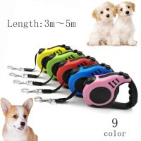 3 Meters 5 Meters Traction Rope Belt Automatic Flexible Leash For Small Medium Large Dog Product Retractable Dog Leash Pet Leash