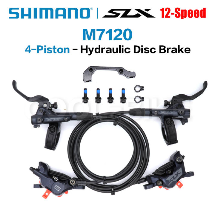 shimano-slx-m7100-2ลูกสูบ-m7120-4ลูกสูบไฮดรอลิดิสก์เบรกชุดสำหรับจักรยานเสือภูเขา-mtb-เบรก800900มิลลิเมตร15001600มิลลิเมตร