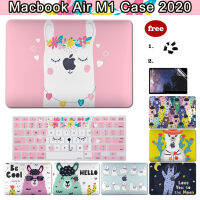 มือวาดลามะและมงกุฎดอกไม้ Macbook Air M1 Case 2020 Pro Air 13 2020 A2338 M1 A2337 A2289 A2251 A2179 A1932 A1466 Pro 16 A2141 Pro 13 A2159 A1989 Air 11 Retina 12 13 A1502 เคสแบบแข็งปกป้อง