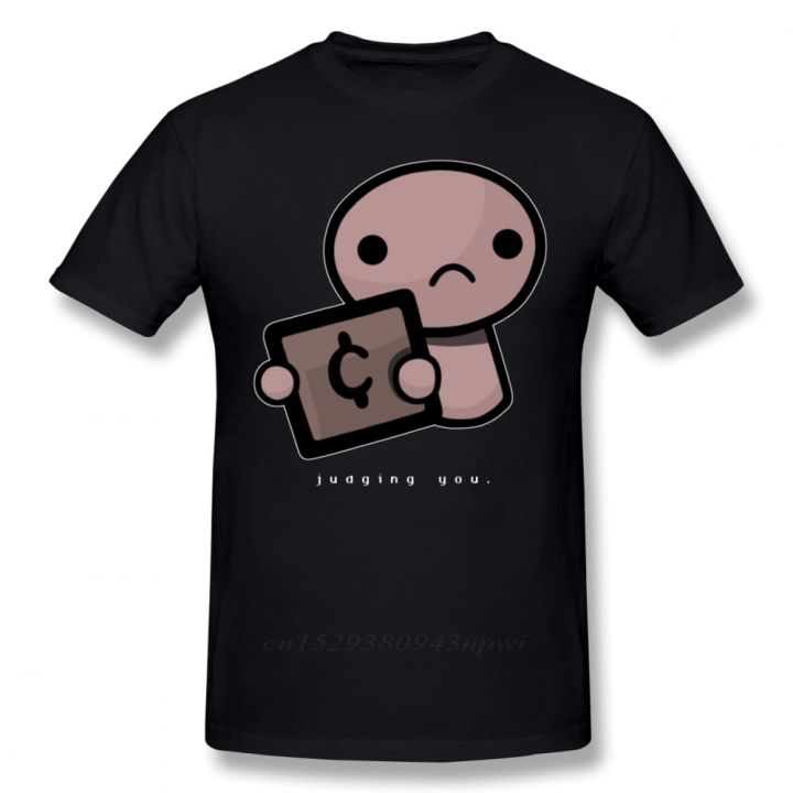 The Binding Of Isaac T Shirt Judging You Dark Background T Shirt Oversized Streetwear Tee Shirt 7133