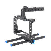 Jadkinsta DSLR Rig Kit ที่วางกรงกล้องพร้อมที่จับสำหรับกล้อง DSLR และกล้องวิดีโออุปกรณ์เสริมภาพ