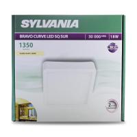 SYLVANIA โคมดาวน์ไลท์แบบติดลอย รุ่น BRAVO CURVE LED SQ SUR 18W 3000K (แสงวอร์มไวท์)