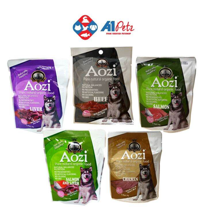 Aozi Organic Wet Dog Food Pouch for All Stages 100g Lazada PH