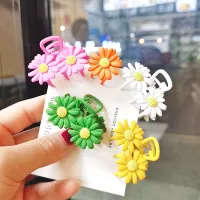 【YF】✚  New Fashion Color daisy flowers hairpin Pan Hair Claw girl accessories Headdress