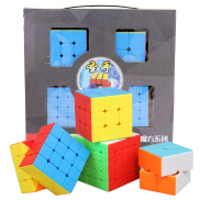 HOT SALE Combo Hộp 4 Rubik SENGSO LEGEND 2x2 3x3 4x4 5x5 Xoay trơn mượt bẻ