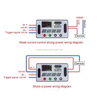 สวิตช์รีเลย์หน่วงเวลา Ddc-431 Dc 12V อุปกรณ์ควบคุมการหน่วงเวลาแบบดิจิตอล Dc 6V-30V O24 19