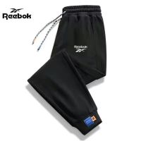 Reebok Reebok Reebok กางเกงกีฬาผู้ชายของแท้,กางเกงขายาวแบบหลวมสำหรับวัยรุ่นกางเกงสำหรับใส่กางเกงขายาวใส่เล่น