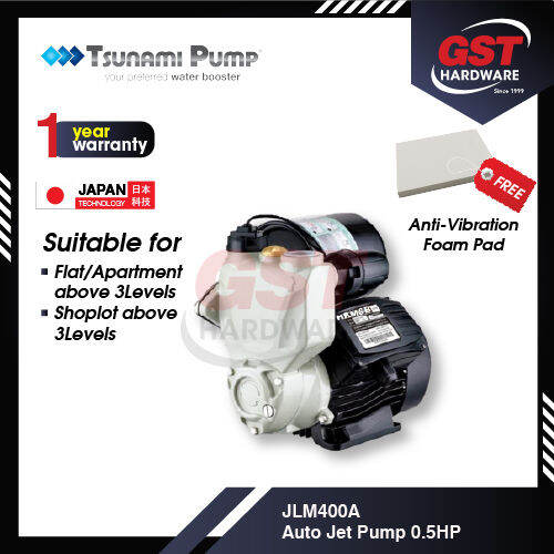 Tsunami JLM200A JLM400A Intelligent Automatic Self Priming Water Pump