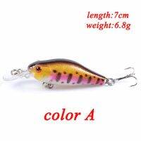 70sp Poetryyi เหยื่อล่อปลามืออาชีพ Dr 70มม. 6.8กรัม Wobbler Minnow ความลึก1.5-2เมตรรอกเหยื่อเทียมหอกเบส