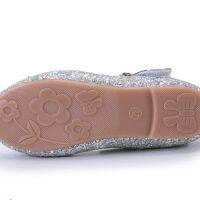 New Kasut kanak-kanak kulit kristal puteri Kids Frozen Shoes Queen Girl Heel Princess Shoe Softsole Crystal ShoesTH