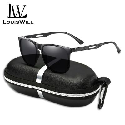 ~ Louiswill แว่นตากันแดด เลนส์โพลาไรซ์ UV400 TAC แฟชั่นคลาสสิก สําหรับผู้ชาย เหมาะกับการขับขี่ ตกปลา กิจกรรมกลางแจ้ง
