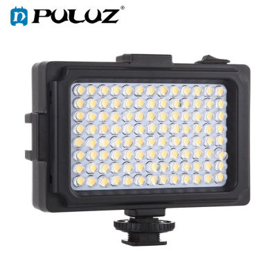 PULUZ มินิ104 LEDs LED ไฟวิดีโอภาพแสงบนกล้องรองเท้าร้อนหรี่แสงได้หลอดไฟ LED สำหรับ Canon Nikon กล้องวีดีโอ DV DSLR