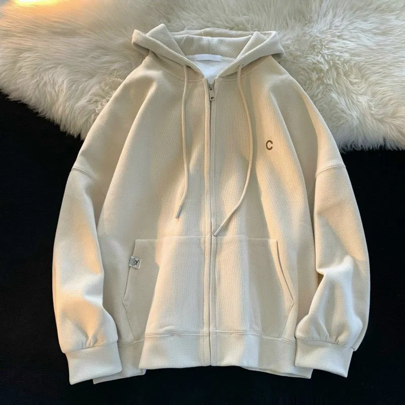 Áo Khoác Hoodie Nữ Form Rộng Ba Màu Như Hình Siêu Dễ Thương, Áo Khoác Khoá