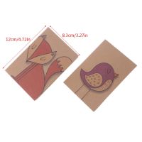 Mini Cartoon Notebook Handy Pocket Notepad Brown Journals 32 Pages