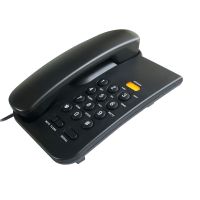 Corded Basic Landline Telephone for Seniors Benotek FSK/DTMF Analog Home Phone with Flash Mute Redial Wired Desk/Wall Phone