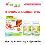 HCMKim đởm khang - Hộp 2 lọ x 90 viên