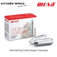 Mosa N2O 8 g. Cream Charger 10 pcs/pack / ครีมชาร์จเจอร์