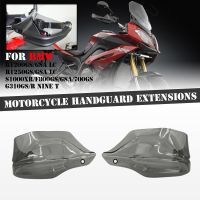 02.☋☜แฮนด์การ์ดรถจักรยานยนต์ป้องกันโล่มือกระจกบังลมสำหรับ BMW R1200GS ADV LC R1250GS GSA F800GS ผจญภัย S1000XR F750GS F850GS