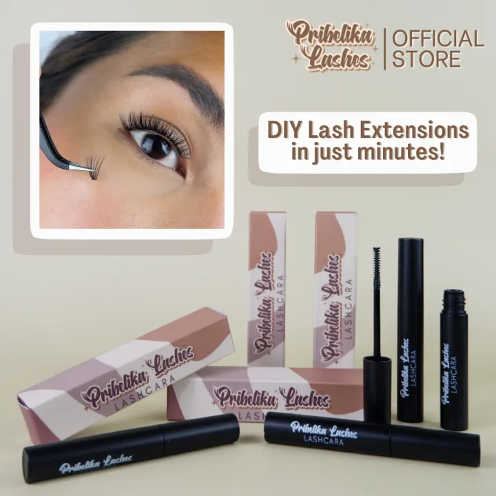 Pribelika Lashcara (Adhesive Lashes Mascara) False Eyelashes Eyelash