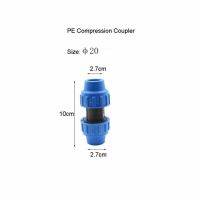 【❂Hot On Sale❂】 oqiwkl หัวต่อบีบอัด Hdpe 1ชิ้นหัวต่อคอมพิวเตอร์หัวฉีดปุ๋ยพลาสติก Pp อุปกรณ์สปริงเกอร์ขนาดเล็ก Pn16 Reducing Coupling