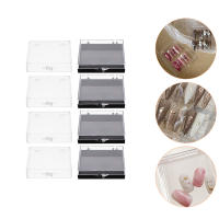 ETEREAUTY 8PCS TIPS TIPS BOX กด ON NATS CASE CASE CASE CASE NAIL ARGANICE CASE