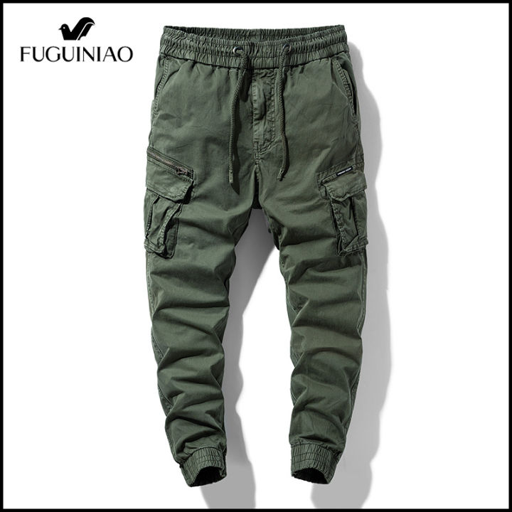 fuguiniao-2022ใหม่-jogger-กางเกงสำหรับชายฤดูร้อนผู้ชายกางเกงลำลองกางเกง-overalls