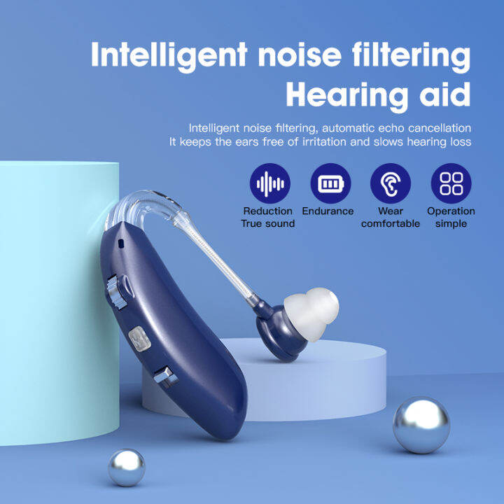 Digital Rechargeable Hearing Aids Intelligent Amplifier Audiphone
