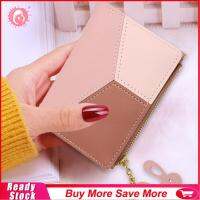 กระเป๋าสตางค์สั้นพู่ PU สีฮิตสไตล์วินเทจจี้ Dompet Koin รูปกระต่ายสำหรับผู้หญิงลำลอง