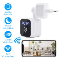 1080P HD Mini กล้องไร้สาย WiFi กล้อง Useu Plug Home Security Protection Cam พร้อม IR Night Vision Audio Monitor IP Camera