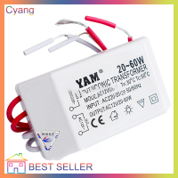 Cyang ตัวแปลงไฟฟ้า AC 220V ถึง12V 20-60W แหล่งจ่ายไฟไดรเวอร์ไฟฮาโลเจน