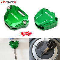 MOWOKสำหรับKawasaki Ninja Zx25r 2023 Zx-25r 2022 ZX 25R 2021 รถจักรยานยนต์อลูมิเนียมคุณภาพสูงพวงกุญแจฝาครอบ