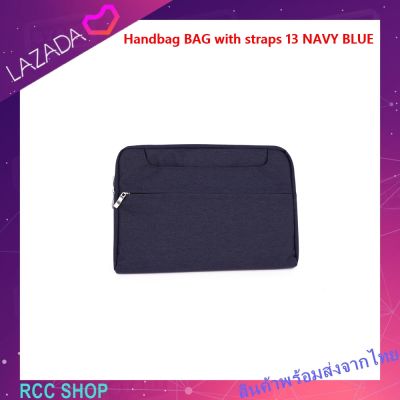 Handbag BAG with straps 13 NAVY BLUE  กระเป๋าแล็ปท็อป สำหรับ แล็ปท็อป / แท็บเล็ต / โน้ตบุ๊ก