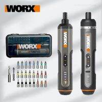 WORX 4V ชุดไขควงไฟฟ้า WX242ความแม่นยำปรับเองอัตโนมัติไร้สายชุดอุปกรณ์ใช้พลังไฟมือในครัวเรือน