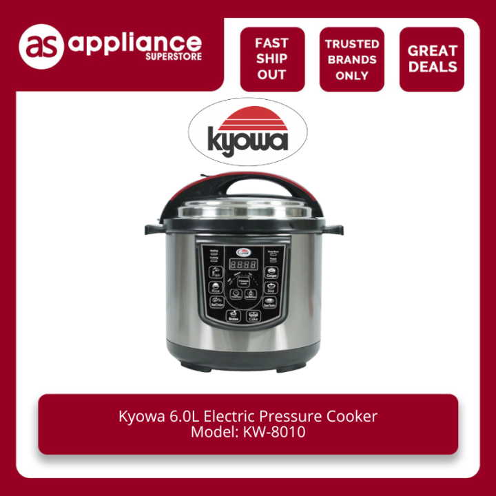 Kyowa 6.0L Electric Pressure Cooker KW8010 Lazada PH